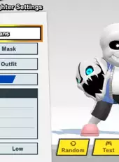 Super Smash Bros. Ultimate: Sans Mask + Outfit