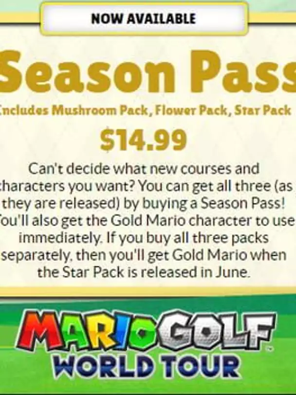 Mario Golf: World Tour - Season Pass