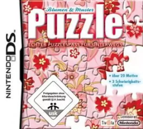 Blumen & Muster Puzzle: Echter Puzzlespass für Unterwegs