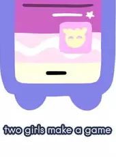 Two girls make a game